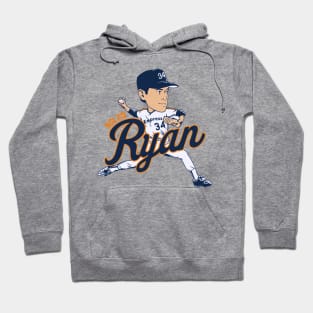 Nolan Ryan Houston Caricature Hoodie